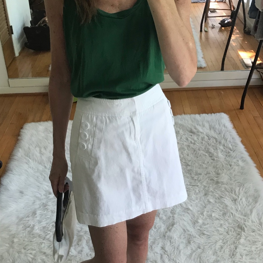 Lilly Pulitzer white cotton mini skirt - Picture 4 of 8